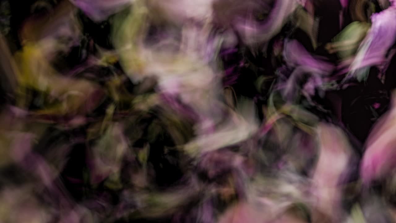 Sømløs loop animation af rumrejse gennem nebulaskyer