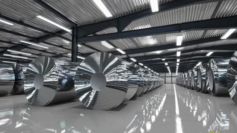 metal rolls warehouse