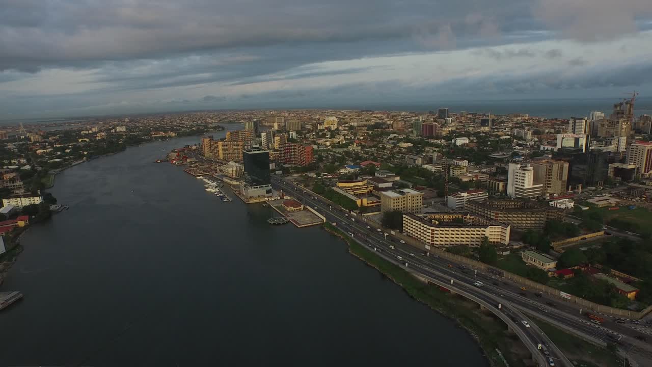 Aerial View of Lagos, Nigeria