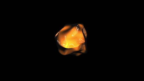 metamorfosis de forma amorfa con superficie ondulada