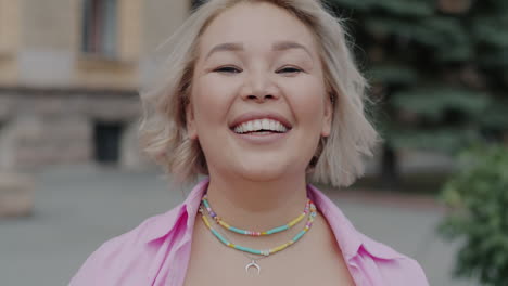 smiling woman portrait