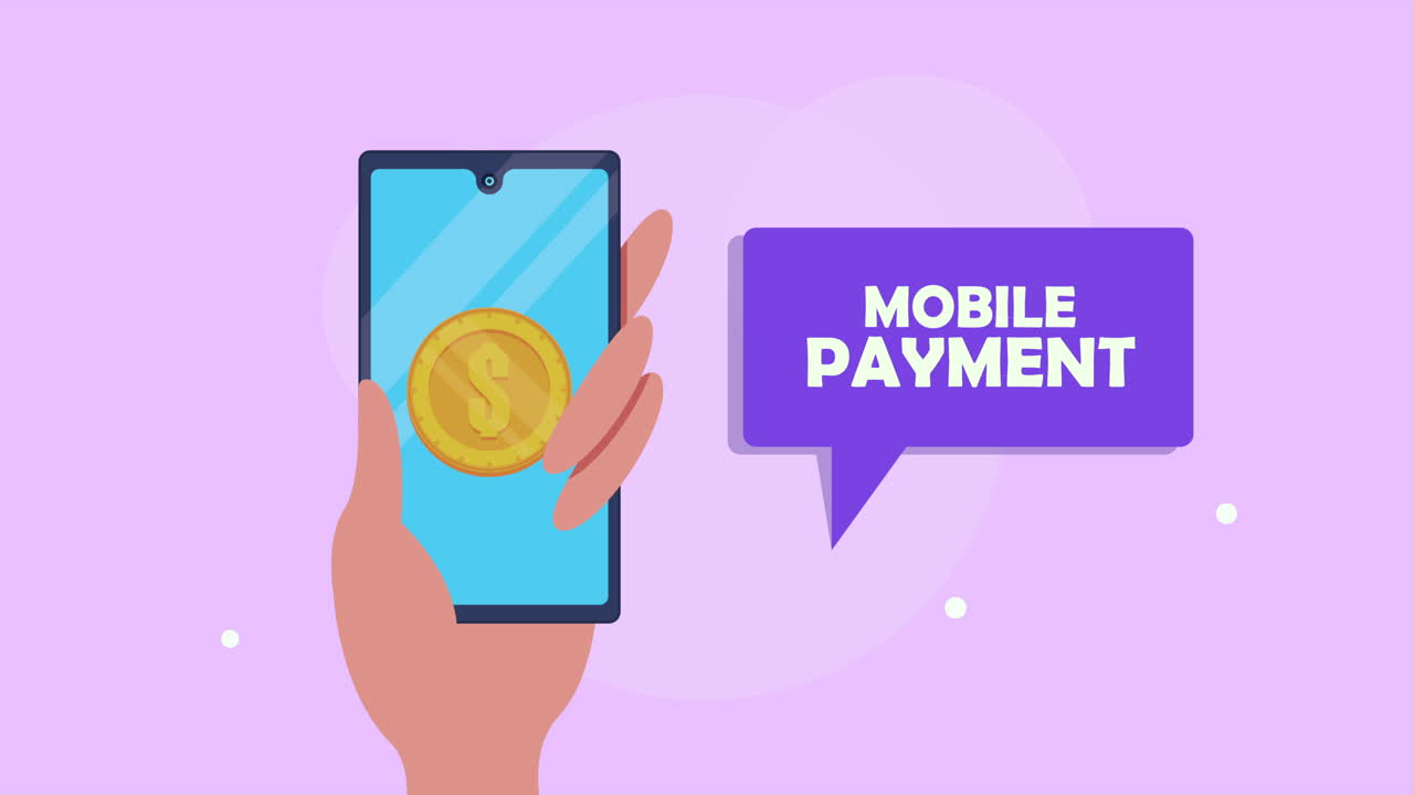 mobile payment with smartphone and coins