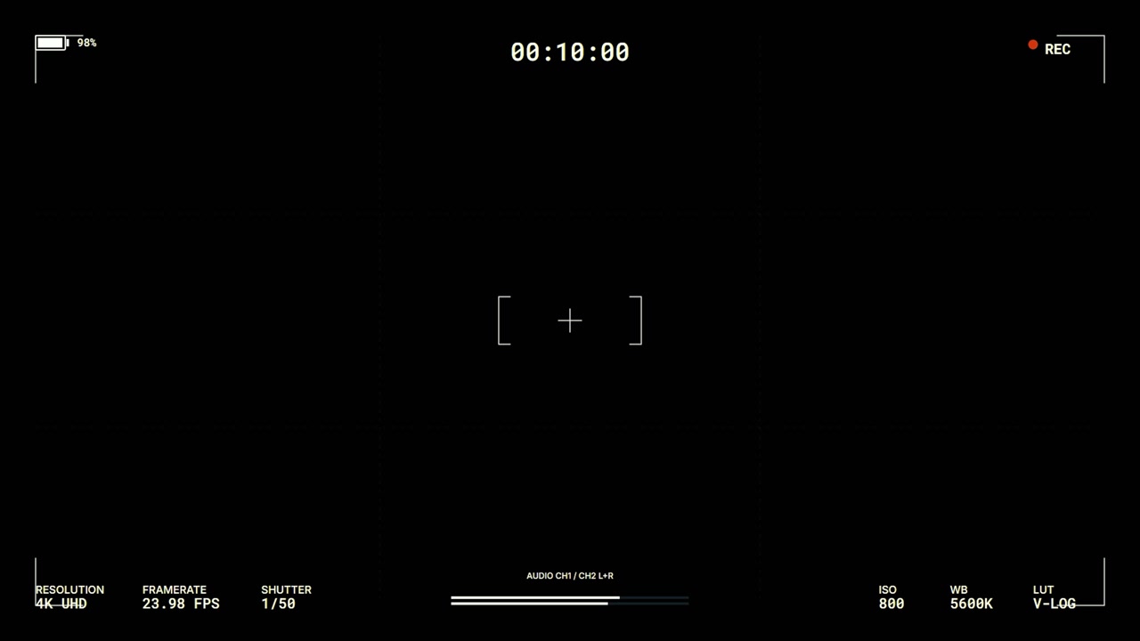 Digital Camera Viewfinder Interface Recording Overlay