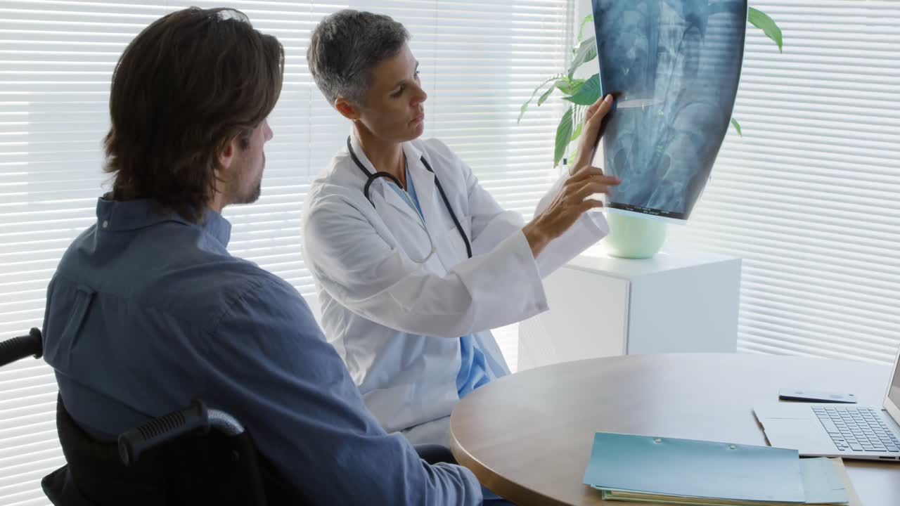 Medical professional at work 4k
