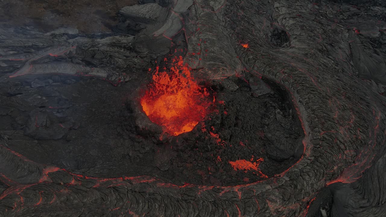 Active Volcano Eruption