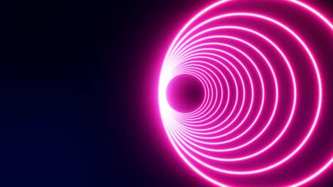 3d circle tunnel animation motion graphics