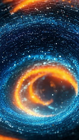 colorful night galaxy swirl