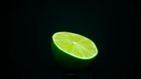 fresh lime raw lemon sliced product rotating shot