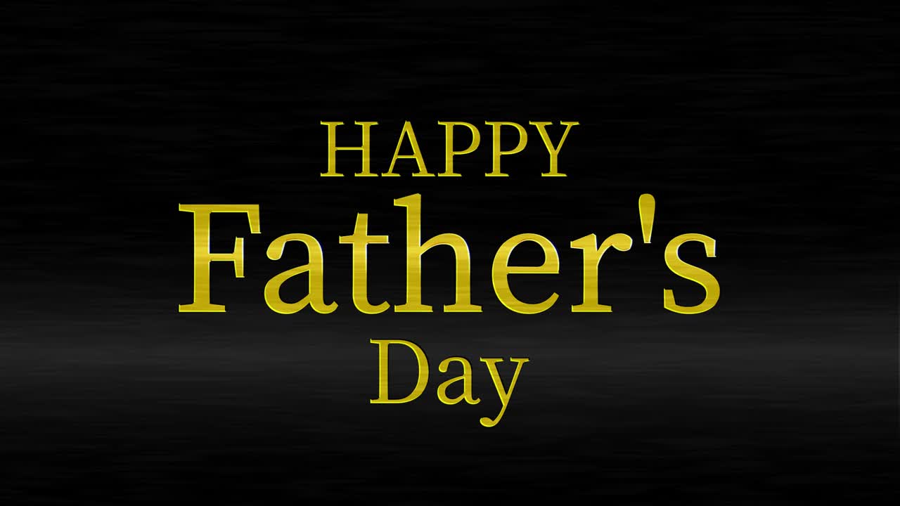Grafica in movimento con messaggio e regalo per la Festa del Papà.