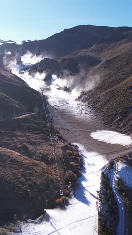 panorama de la estación de esquí de sierra nevada en españa