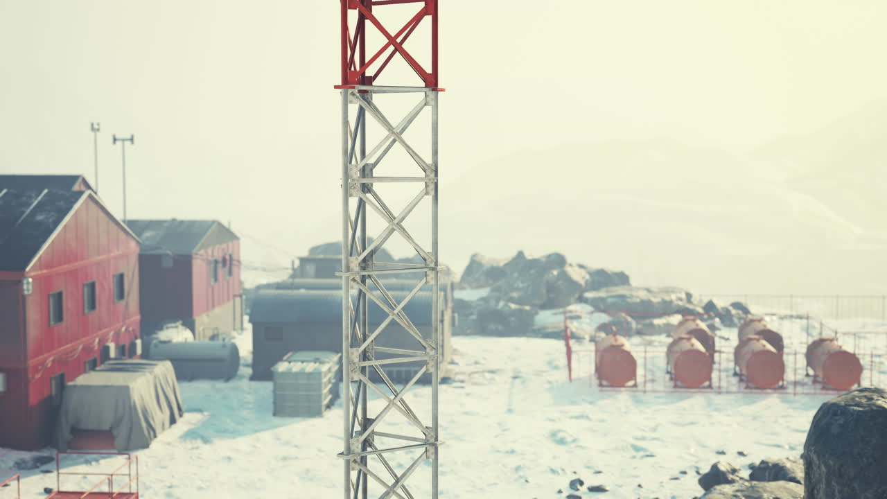 метеорологическая станция на вершине горы