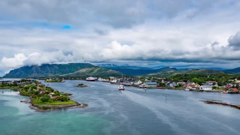 bronnoysund, la hermosa naturaleza de noruega