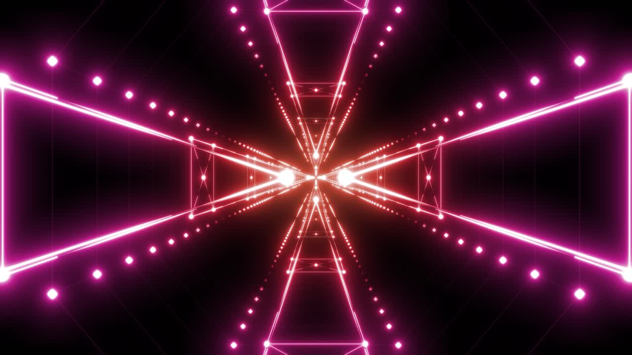 immagini astratte di tunnel al neon