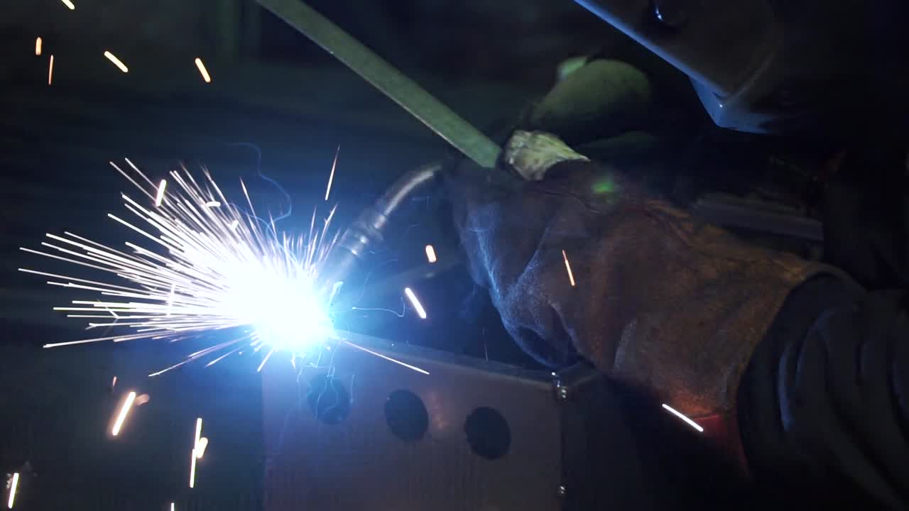 Welding Process in a Factory