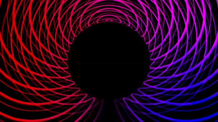 FUNDO ABSTRATO EM MOVIMENTO CORES NEON