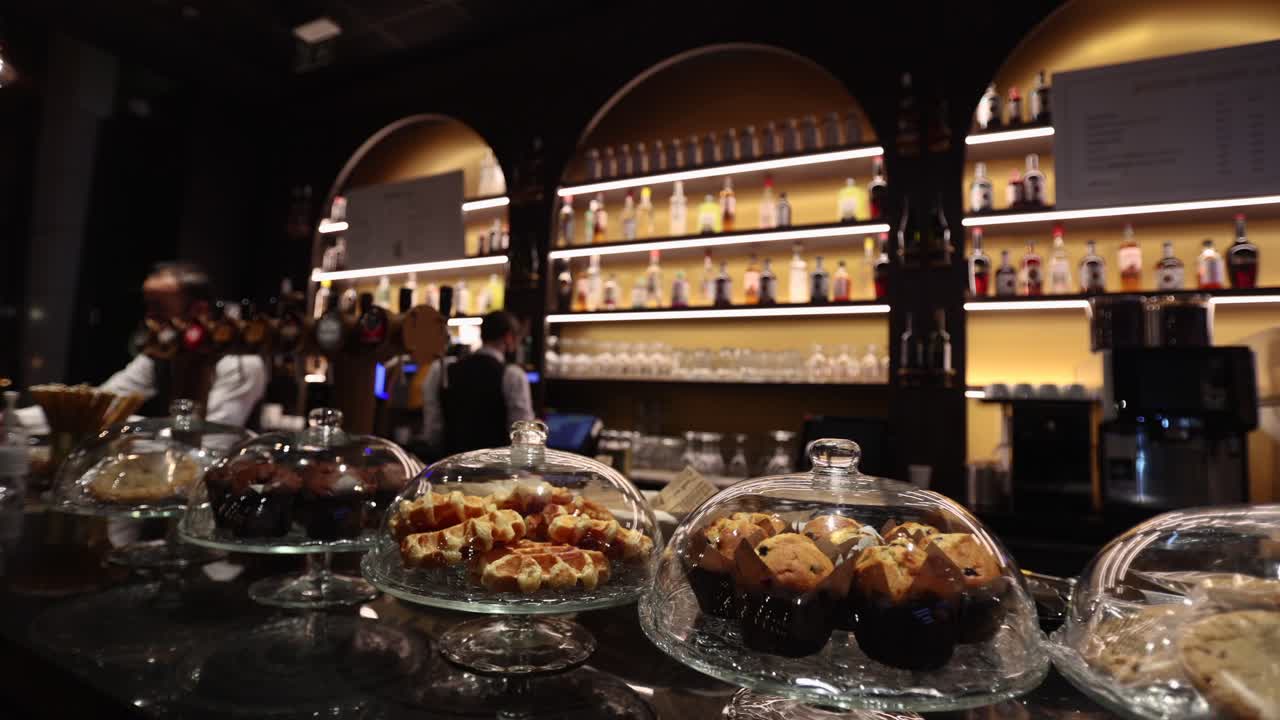 Coffee Shop Airport pastry waffles breakfast