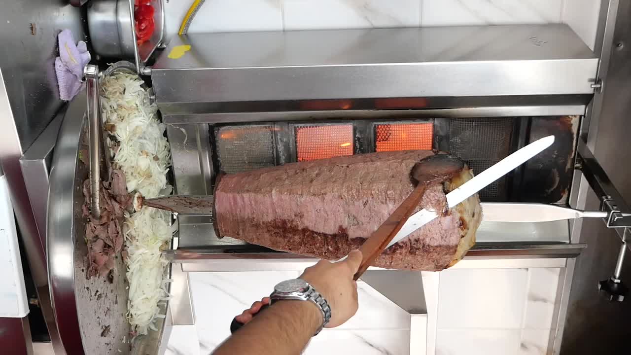 Preparazione del kebab