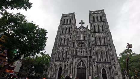 st. joseph's cathedral in hanoi, vietnam