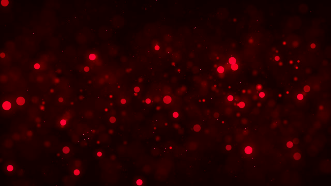 4k rojo fondo de partículas bokeh abstracto. 30 segundos de bucle sin fisuras. tener otro color. comprobar mi página
