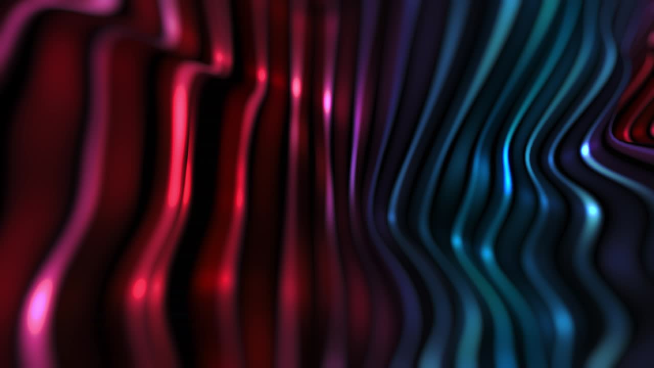 Linee Tecnologiche Astratte Effetto Bokeh in Loop