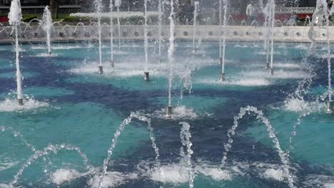 beautiful water fountain in a park