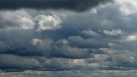 beautiful dark dramatic sky with stormy clouds time lapse before the rain