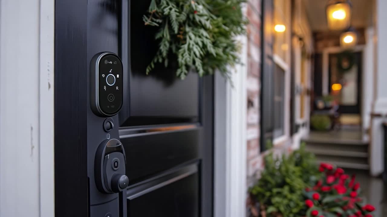 Smart Lock on Front Door