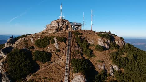 escalera a la cima del mundo