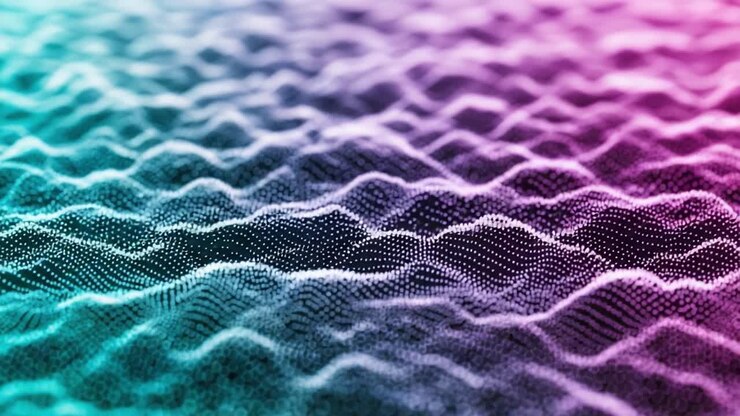 Captivating Visualization of Colorful Waveforms: Exploring Abstract Patterns and Vibrant Textures in a Mesmerizing Digital Landscape