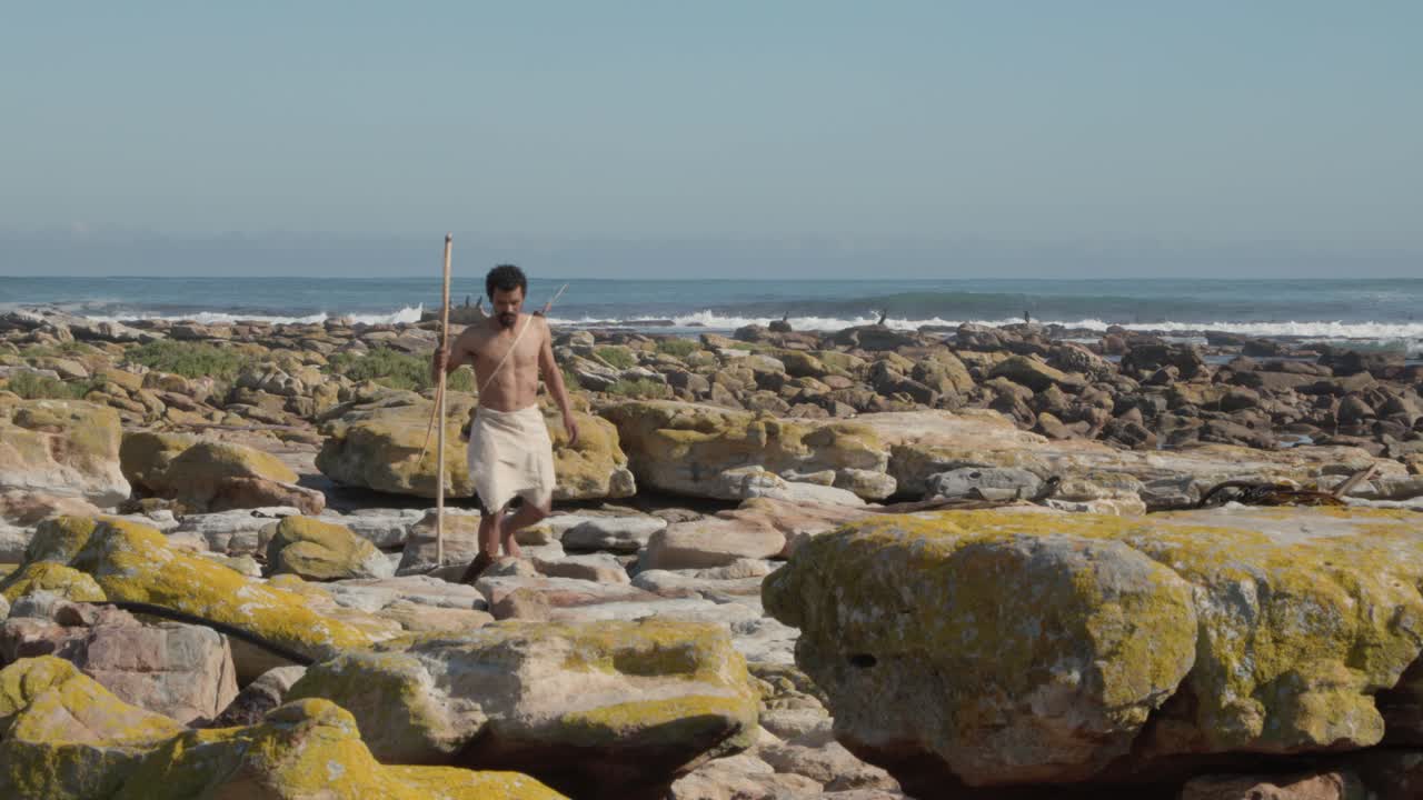 el primer pueblo costero indígena del sur de áfrica, el strandloper