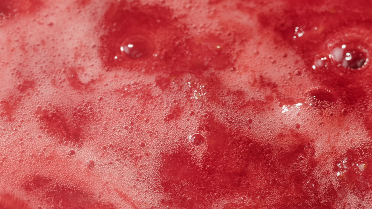 Boiling Red Fruit Jam