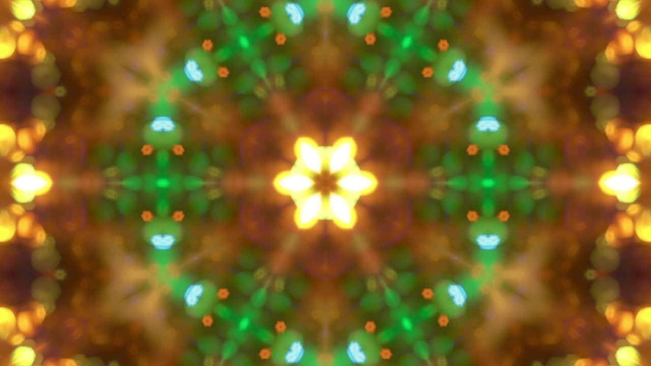 New Year abstraction kaleidoscope