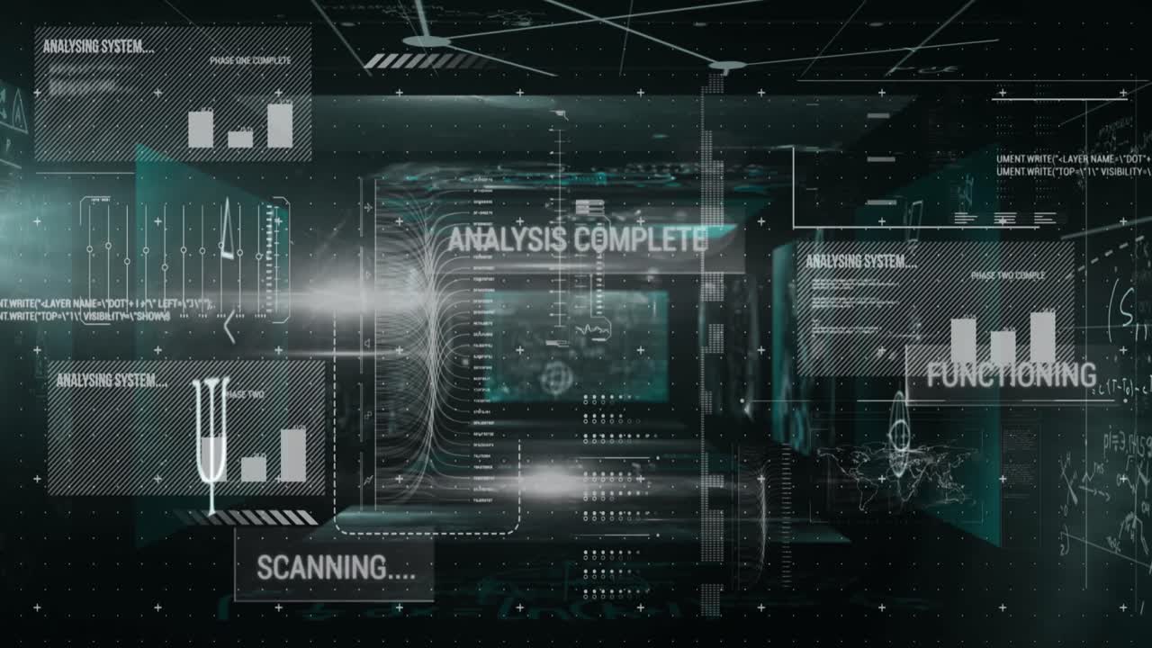 Animation of mathematical equations and data processing