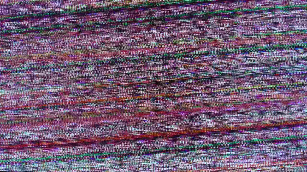 Analog Flicker Noise: Classic TV Screen Damage Artifacts