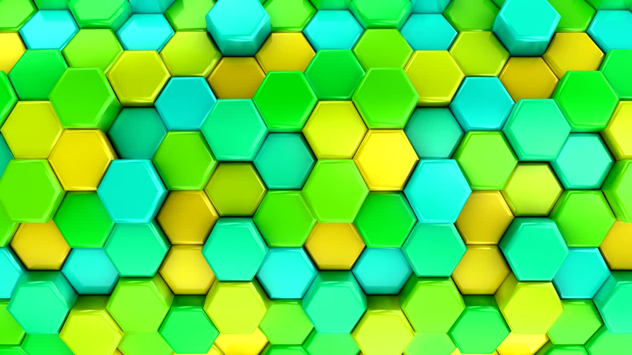 los panales de miel animados cambian de color