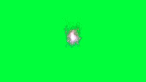 explosion vfx on green screen
