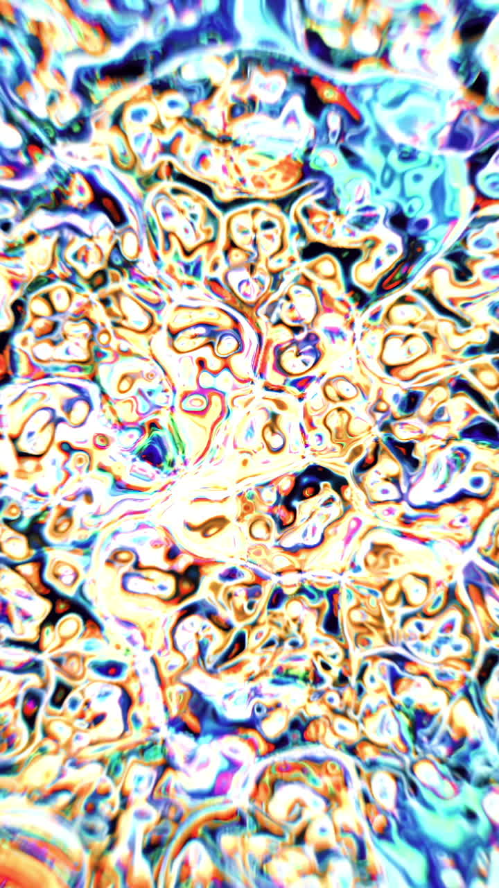 ondas líquidas abstractas y coloridas