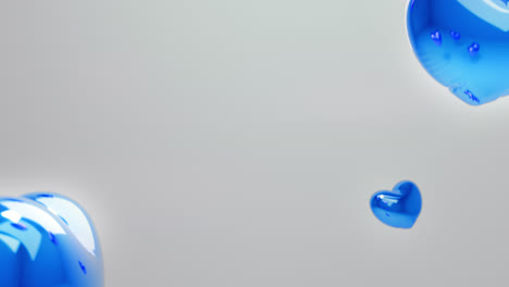 blue balloon hearts