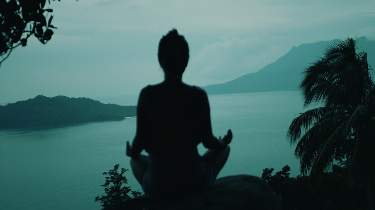 Peaceful Meditation by the Ocean