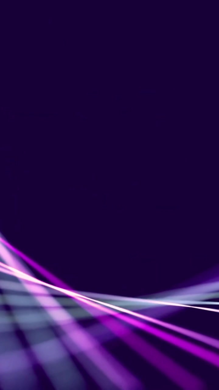 Abstract Glowing Purple and Pink Lines Flowing on Dark Background