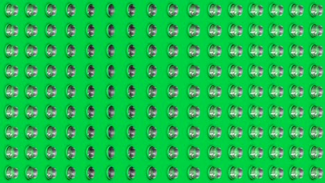 abstract isometric background glass cylinders buttons vertical wave