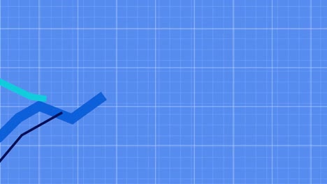 animation of arrows and statistic over dna strand on grid