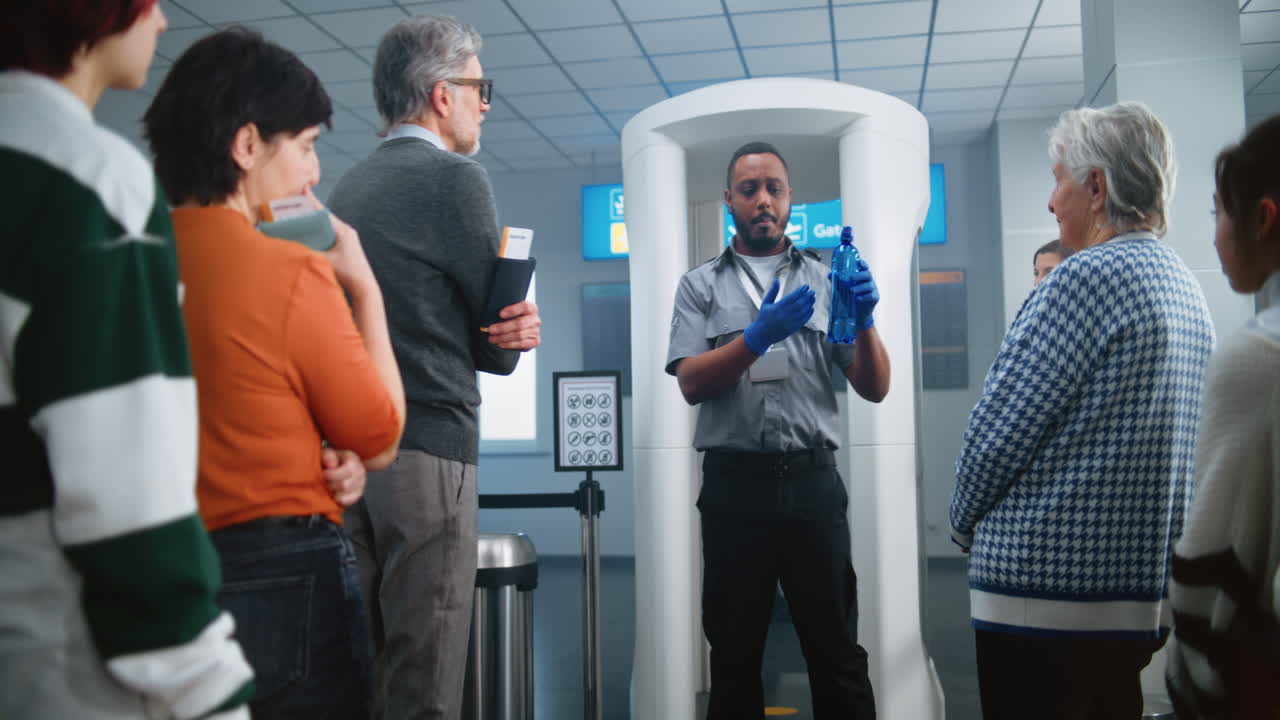 공항 보안 체크포인트