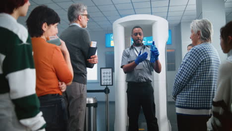 공항 보안 체크포인트