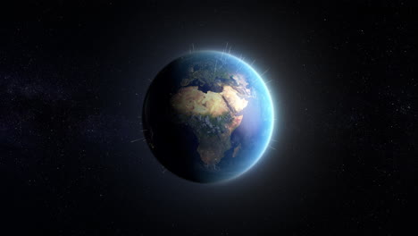 tierra con conexiones globales