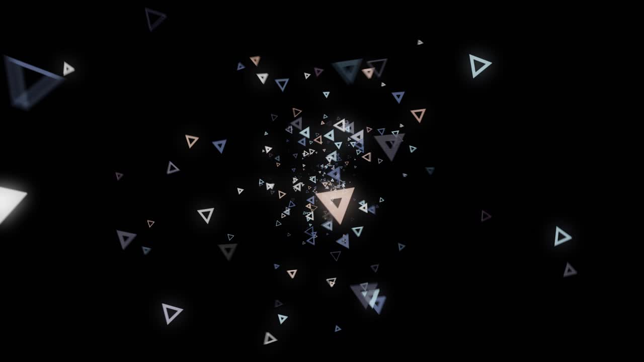 추상적인 삼각형 패턴