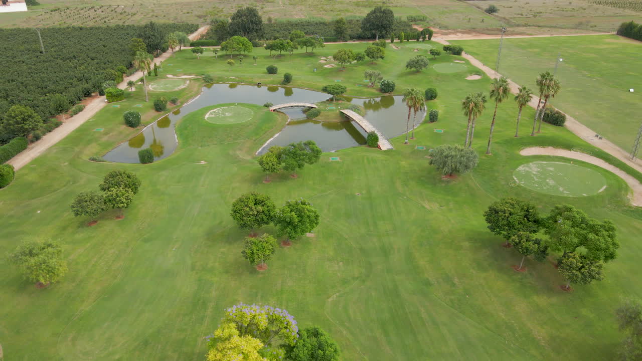 마시아 데 라스 스타라스 골프 코스 의 공중 전망