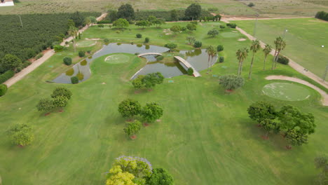 Aerial-view-of-the-Masia-de-las-Estrellas-golf-course