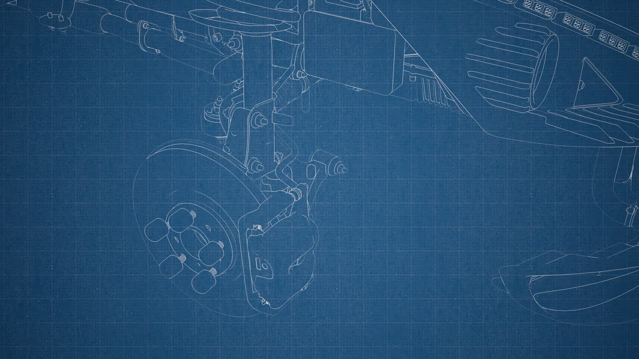 engine and other parts visible in car