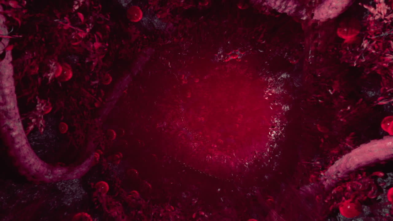 el abismo del bosque rojo